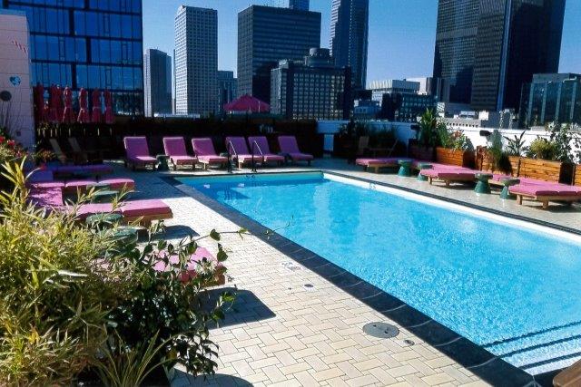 After: Rooftop pool looking in opposite direction.